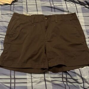 NWT GAP classic midrise short black size 14